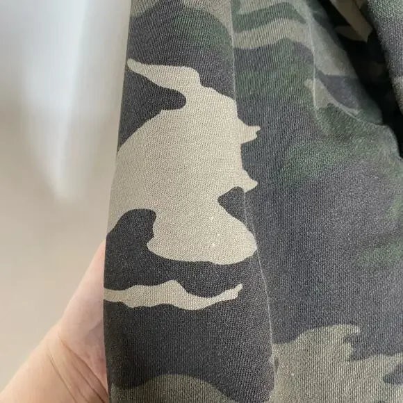 ATM ANTHONY THOMAS MELILLO French Terry Jungle Camo Crewneck Sweatshirt Small - Picture 10 of 11